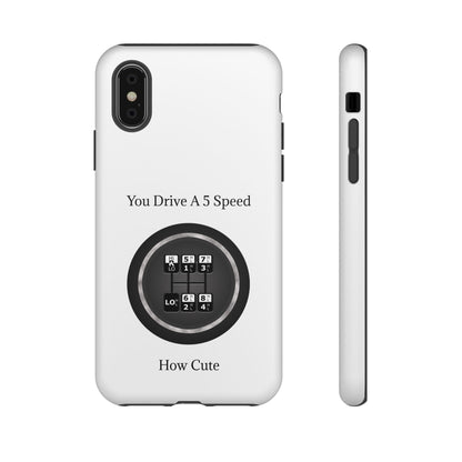 5 Speed How Cute iPhone Case
