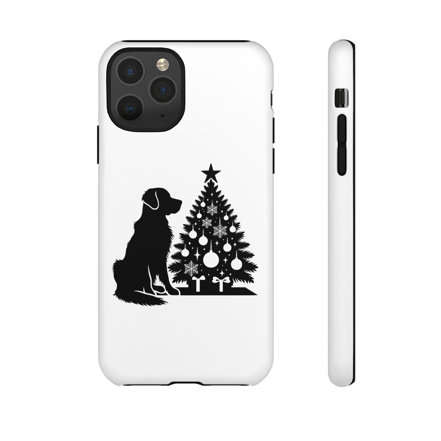Golden Christmas Tree iPhone Case