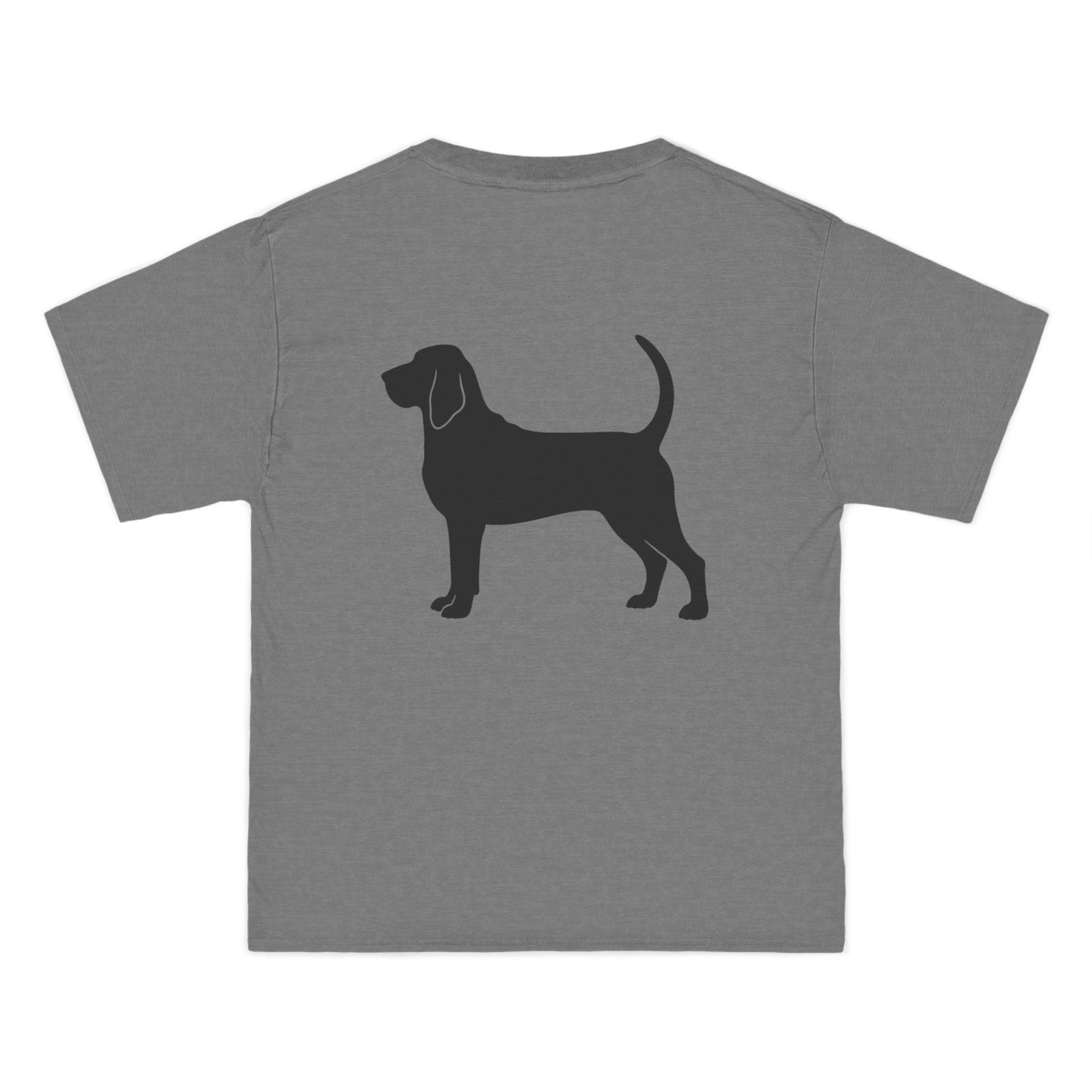 Bloodhound Silhouette Men's Short-Sleeve Crewneck Tee