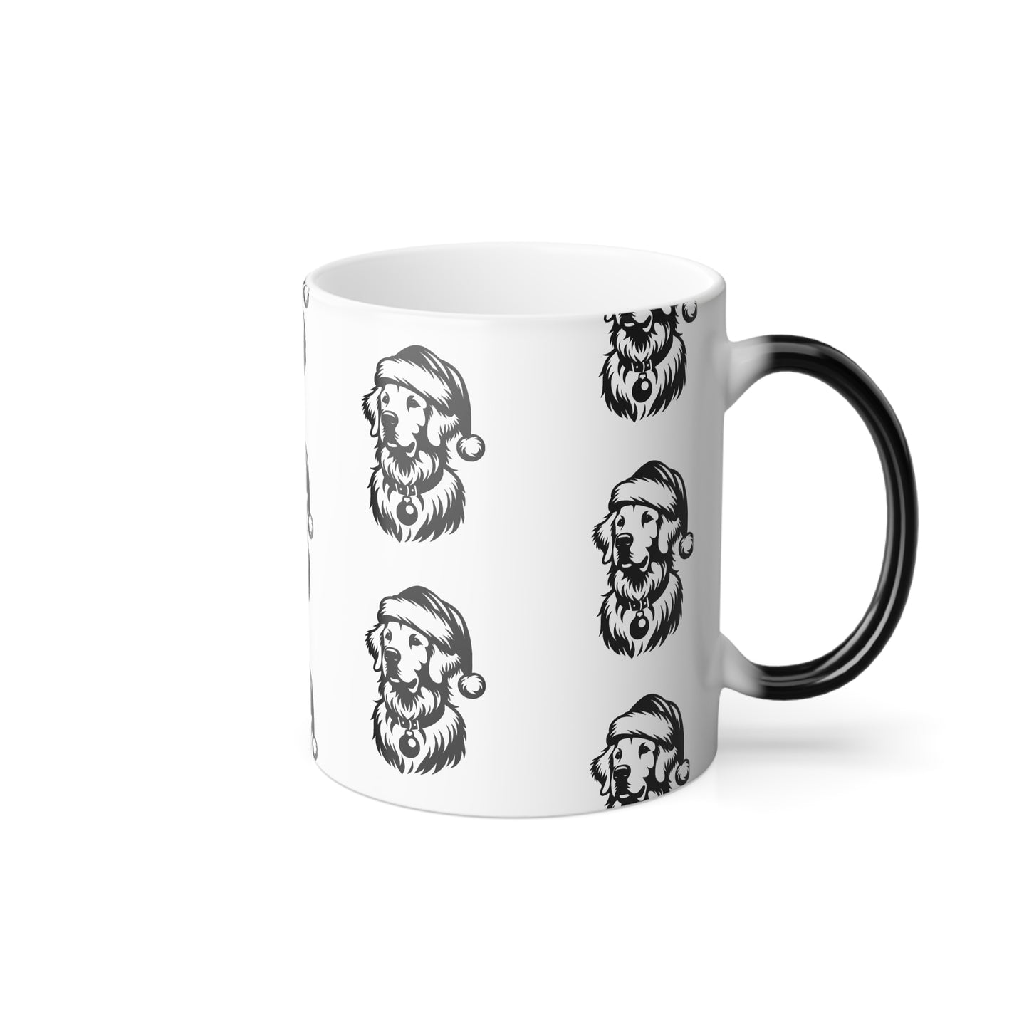 Santa Paws Golden Color Changing Mug
