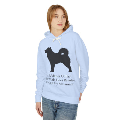 Matter Of Fact Malamute Unisex Lightweight Hoodie