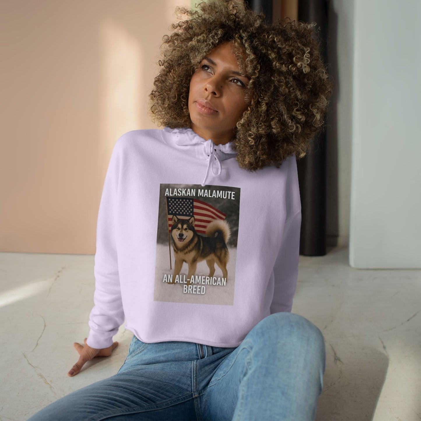 All-American Breed Women's Crop Hoodie