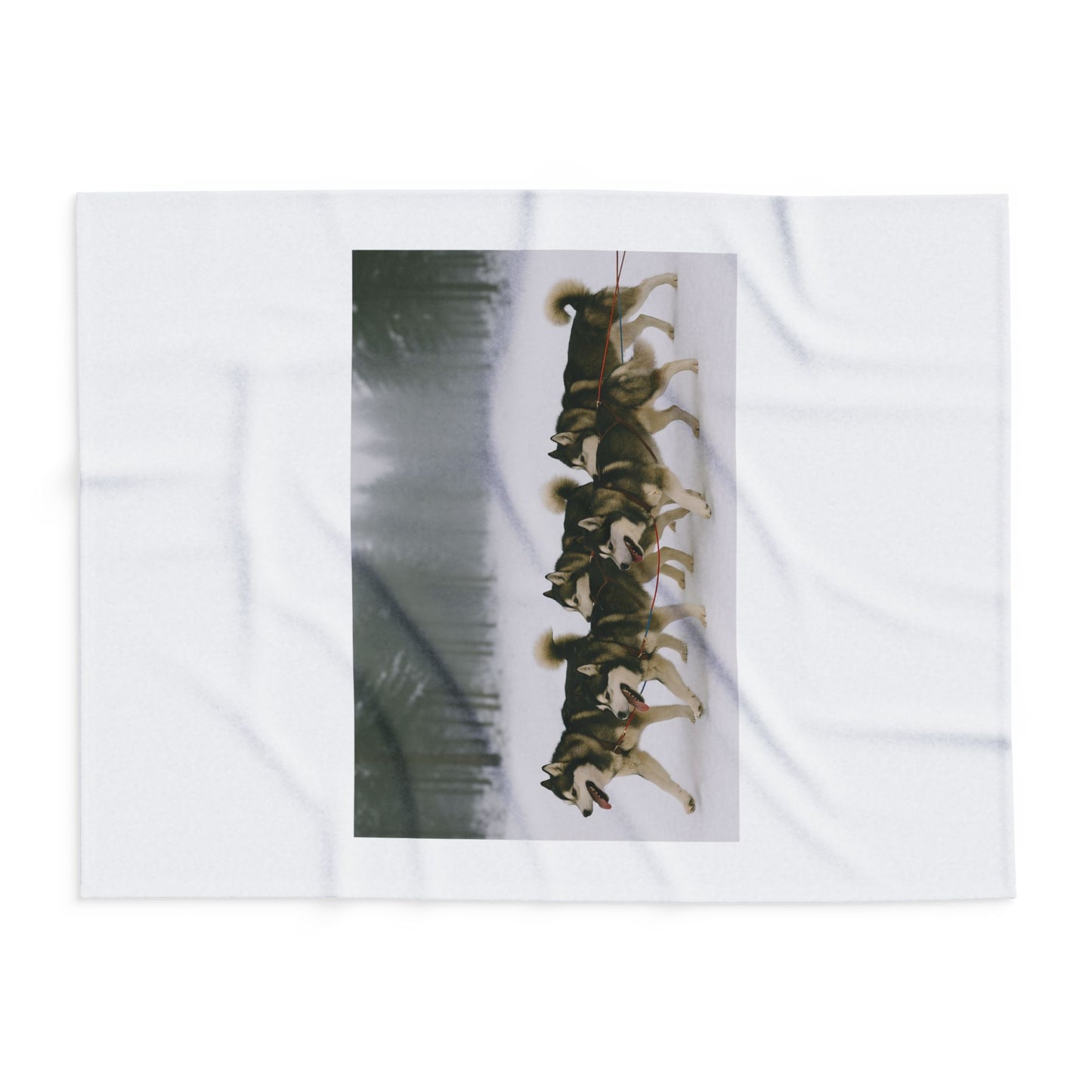 Mush On Arctic Fleece Blanket