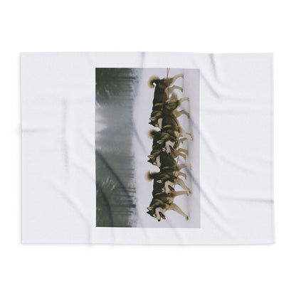 Mush On Arctic Fleece Blanket