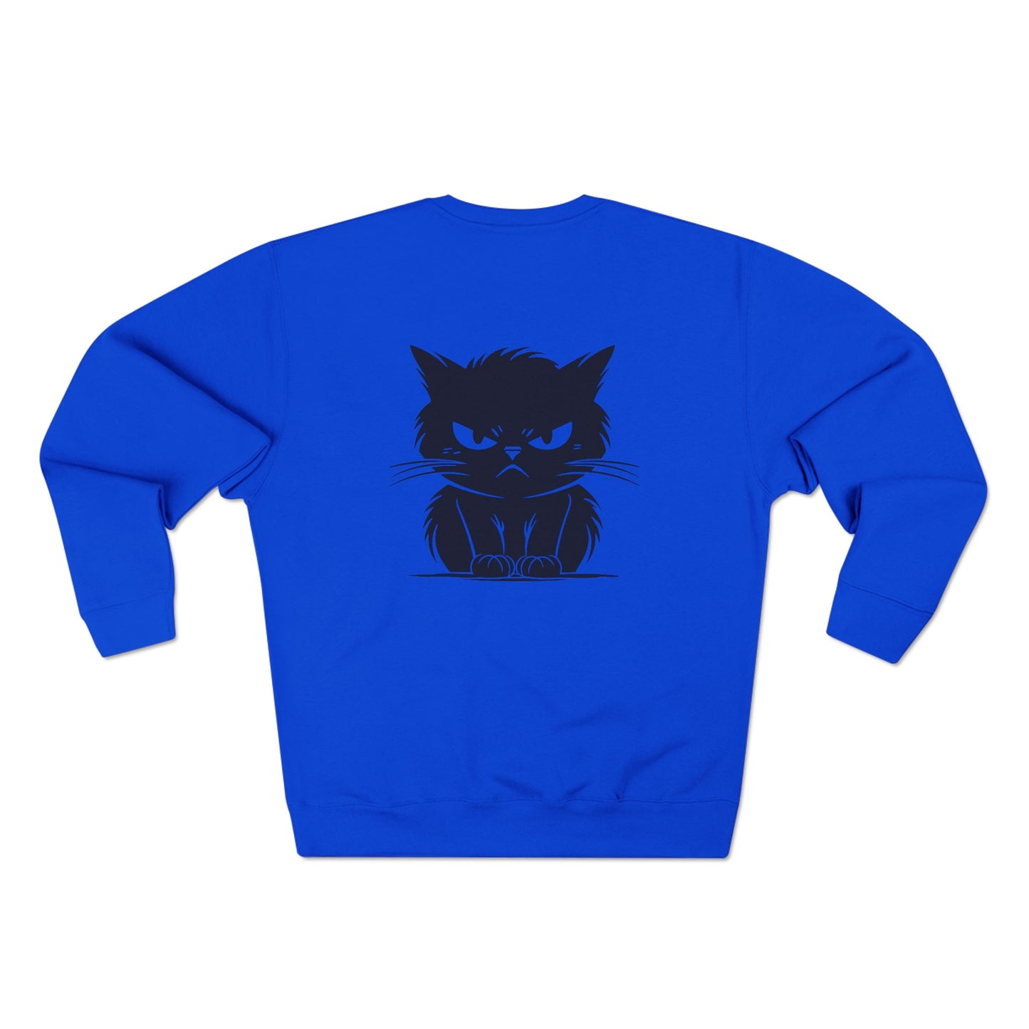 Angry Cat Unisex Crewneck Sweatshirt