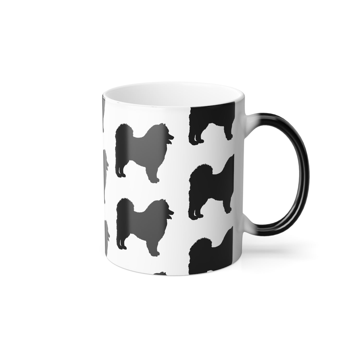Samoyed Silhouette Color Changing Mug
