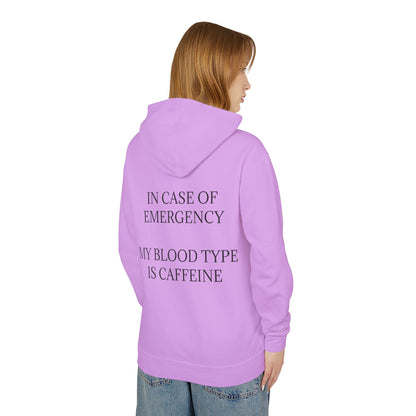 Blood Type Unisex Lightweight Hoodie