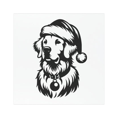 Santa Paws Golden Indoor/Outdoor Magnet