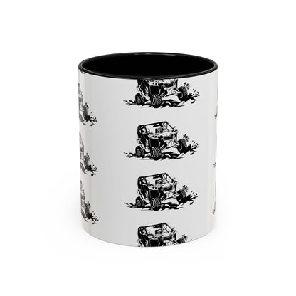 Slingin' Mud Side By Side 2-Tone Coffee Mug