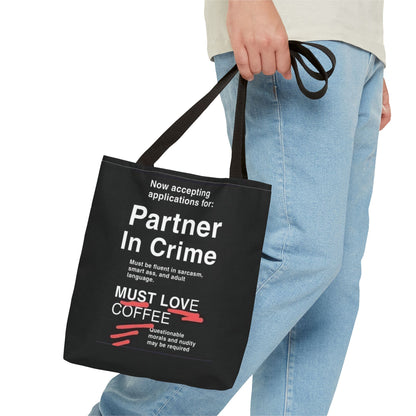 Partner In Crime Tote Bag