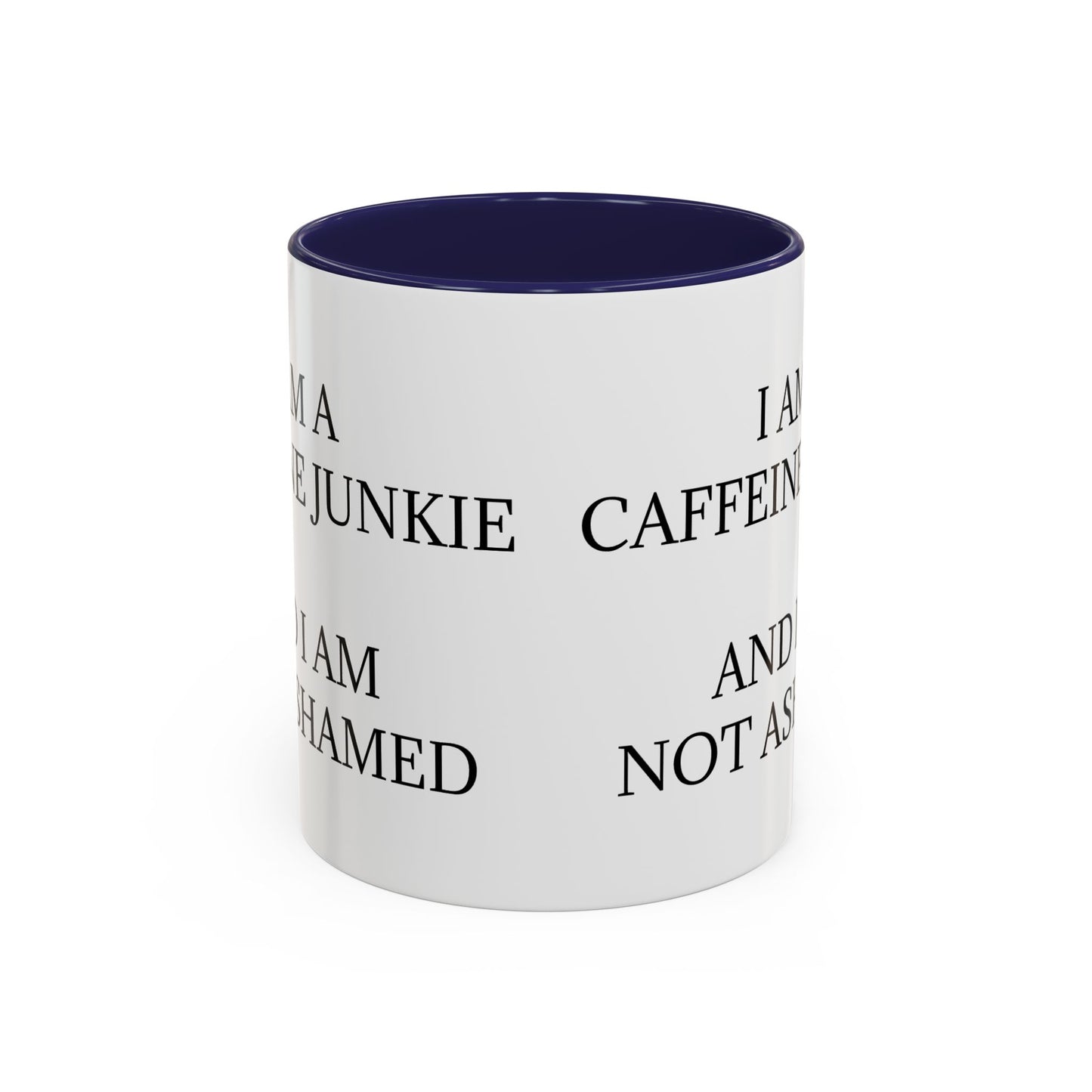 Caffeine Junkie 2-Tone Coffee Mug