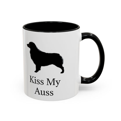 Kiss My Auss 2-Tone Coffee Mug