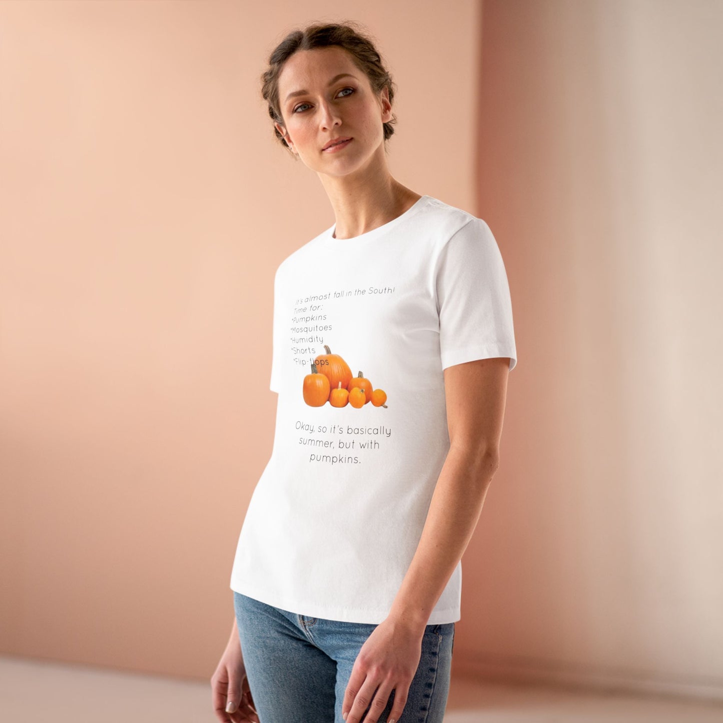 Fall In The South Women's Short Sleeve Crewneck Tee
