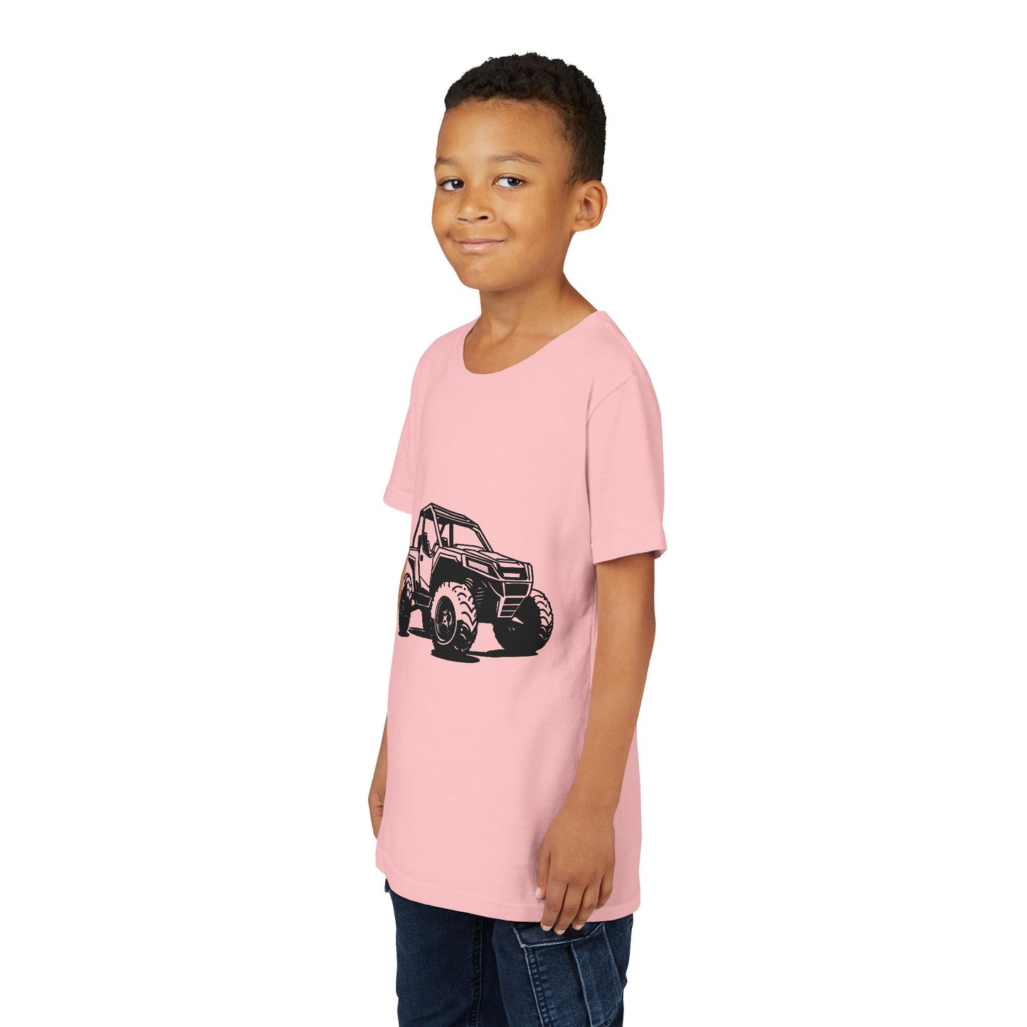 Off The Beaten Path Side By Side Youth Unisex Short Sleeve Crewneck Tee