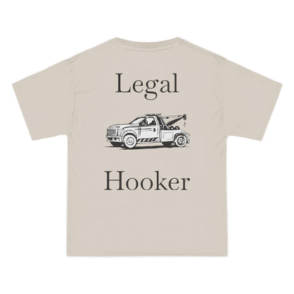 Legal H**ker Wheel Lift Tow Truck Men's Short-Sleeve Crewneck Tee
