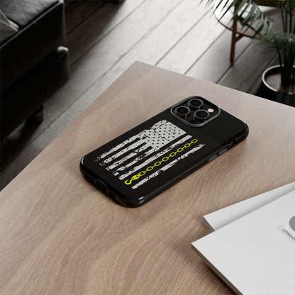 Thin Yellow Line iPhone Case