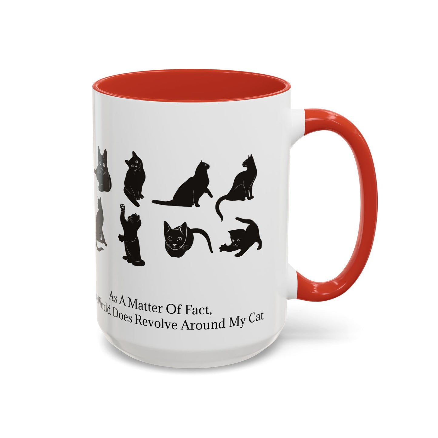 Matter Of Fact Cat 2-Tone Coffee Mug