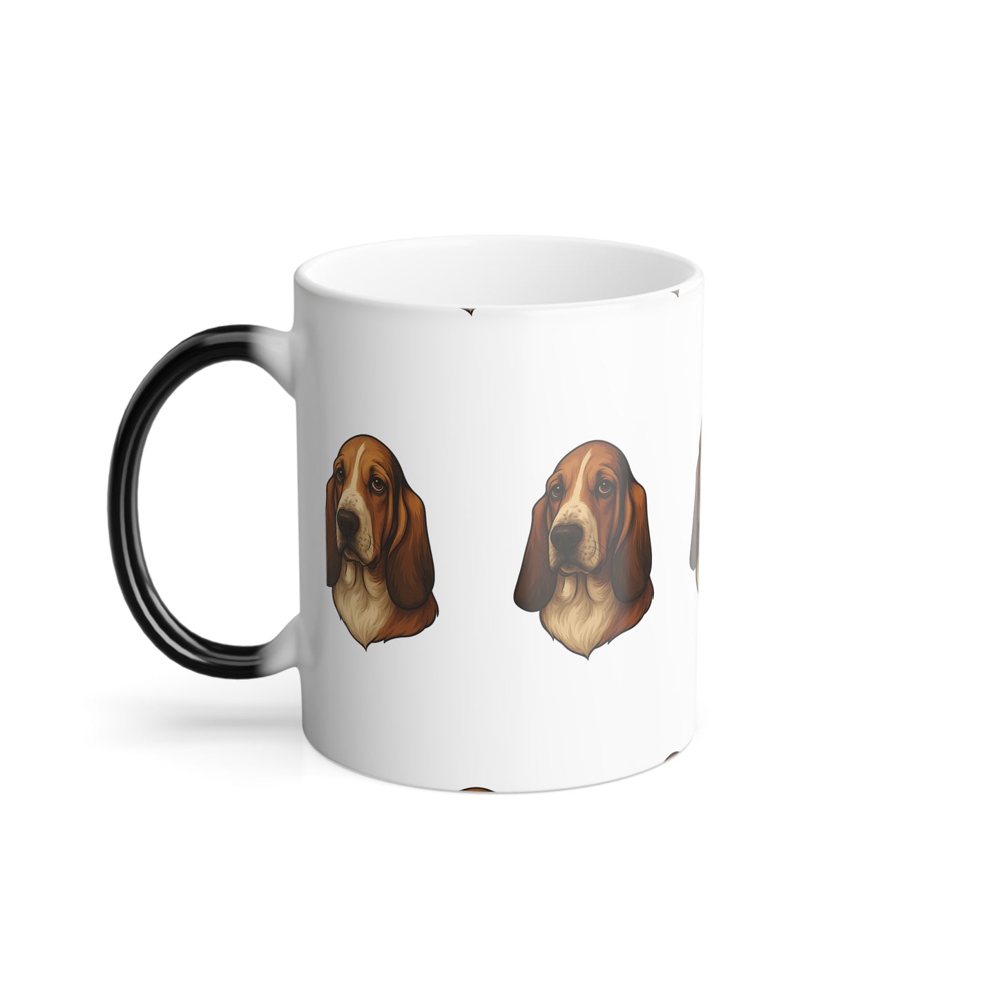 Basset Hound Head Color Changing Mug