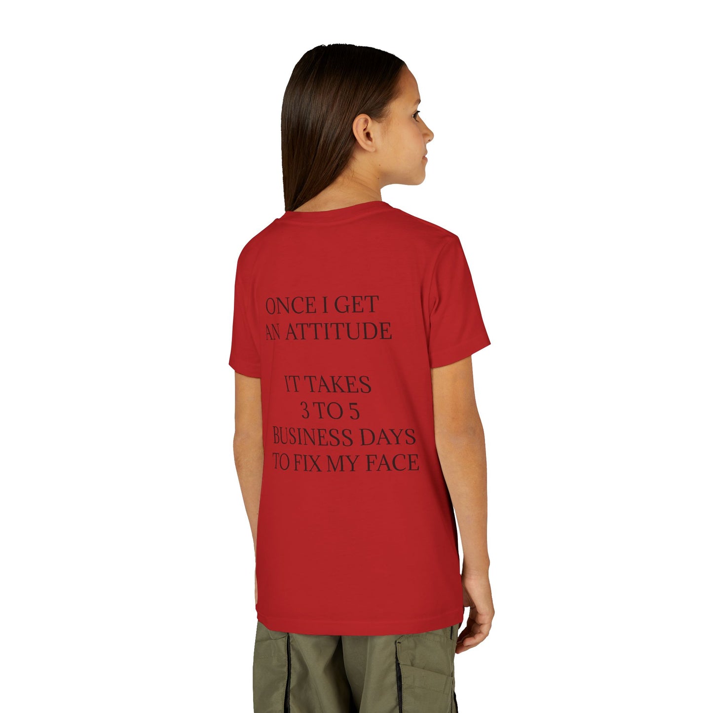 Fix My Face Youth Unisex Short Sleeve Crewneck Tee