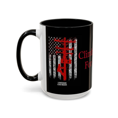Climbing Poles 2-Tone Coffee Mug