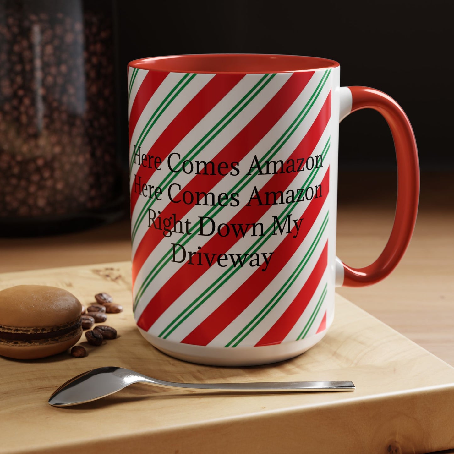 Here Comes Amazon 2-Tone Coffee Mug