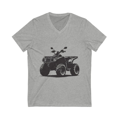 Off The Beaten Path Quad Unisex Short Sleeve V-Neck Tee
