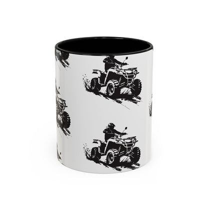 Slingin' Mud Quad 2-Tone Coffee Mug