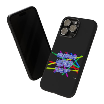 Glow Sticks iPhone Case