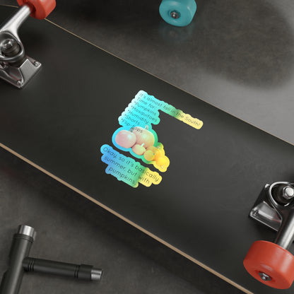 Fall In The South Holographic Sticker