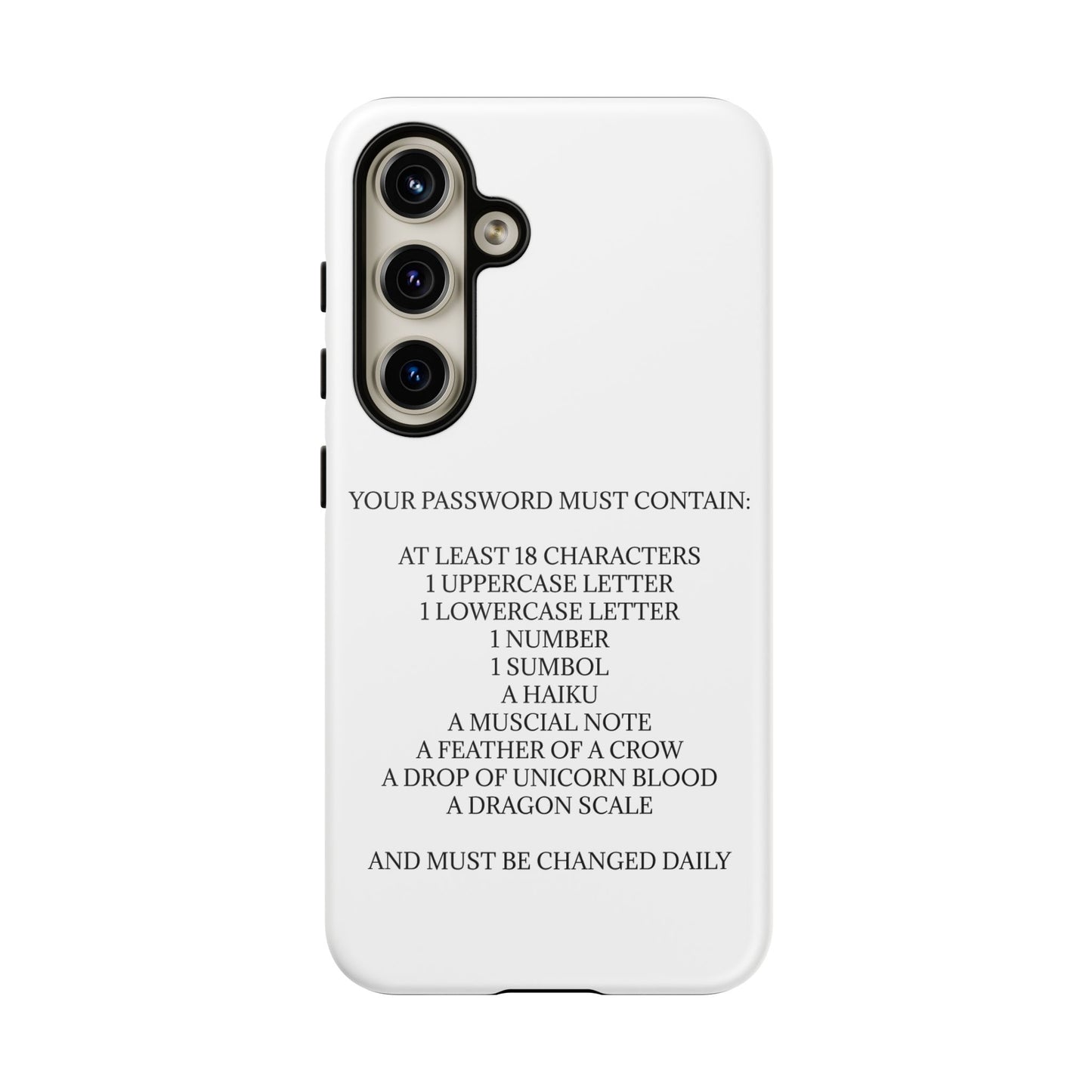 Password Samsung Case