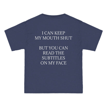 Subtitles Men's Short-Sleeve Crewneck Tee
