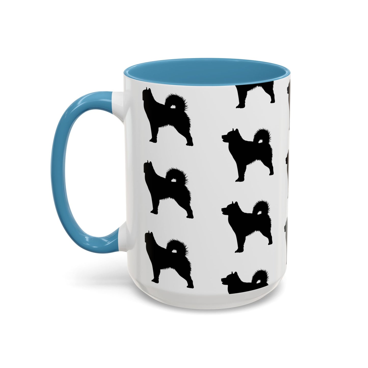 Malamute Silhouette 2-Tone Coffee Mug