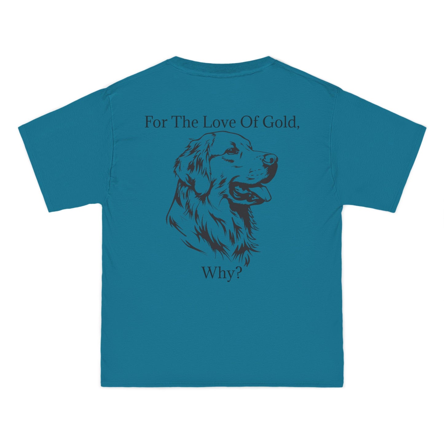 For The Love Of Gold Men's Short-Sleeve Crewneck Tee