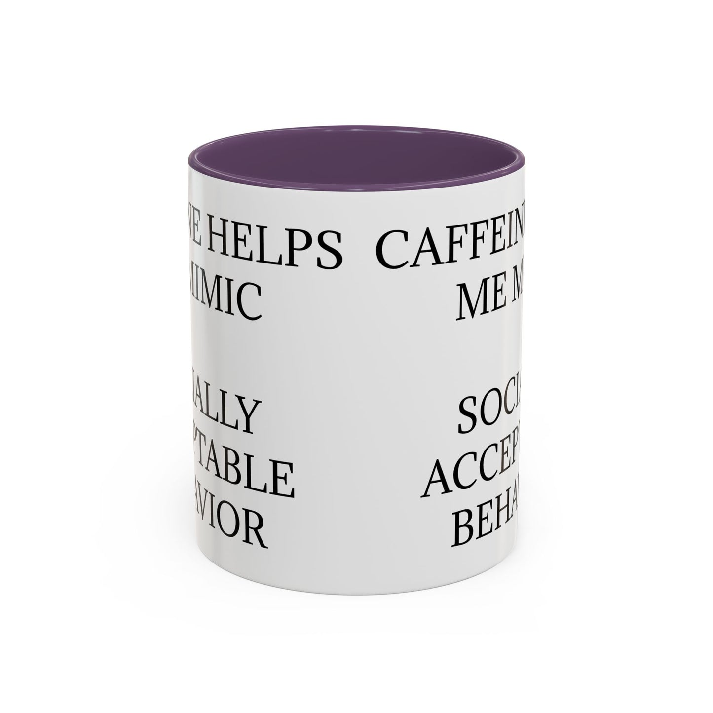 Socially Acceptable 2-Tone Coffee Mug
