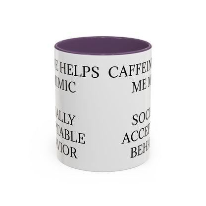 Socially Acceptable 2-Tone Coffee Mug