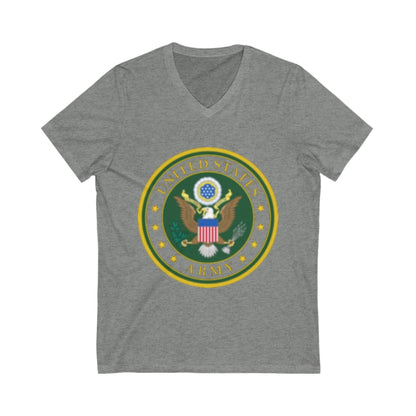 US Army Unisex Short Sleeve V-Neck Tee