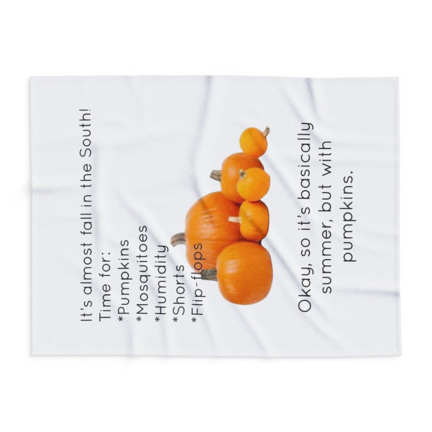 Fall In The South Arctic Fleece Blanket