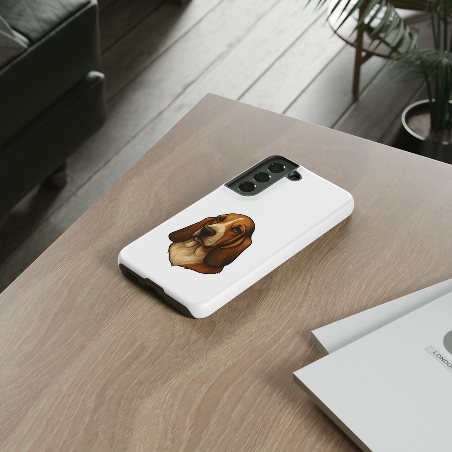 Basset Hound Head Samsung Case