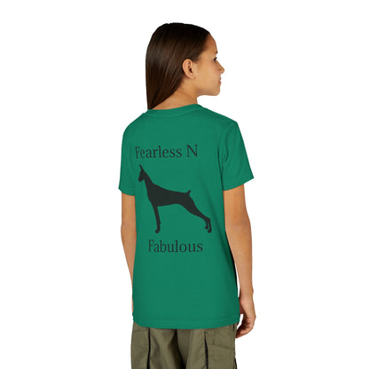 Fearless N Fabulous Youth Unisex Short Sleeve Crewneck Tee