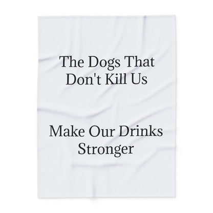 Drinks Stronger Arctic Fleece Blanket