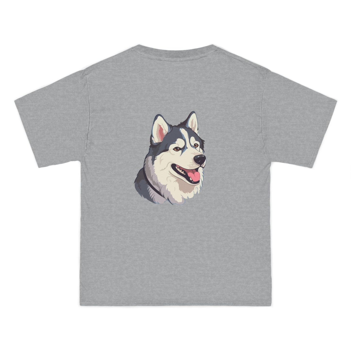 Malamute Head Men's Short-Sleeve Crewneck Tee