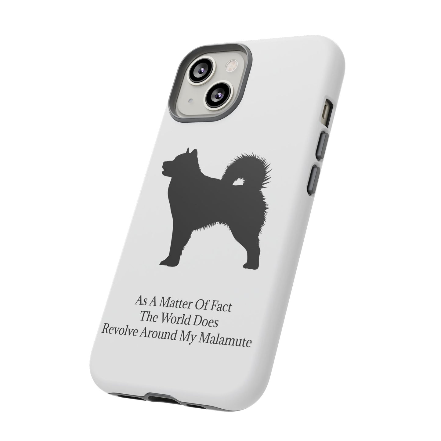 Matter Of Fact Malamute iPhone Case