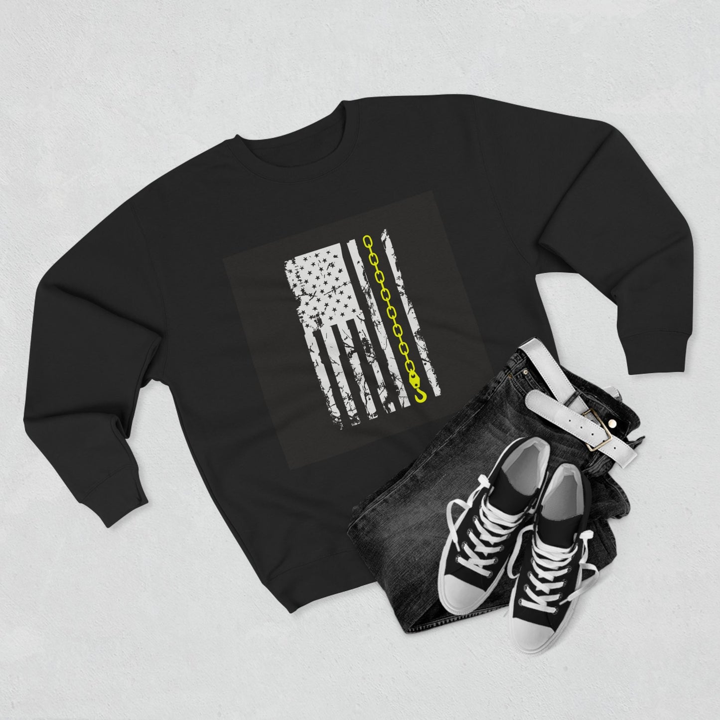 Thin Yellow Line Unisex Crewneck Sweatshirt