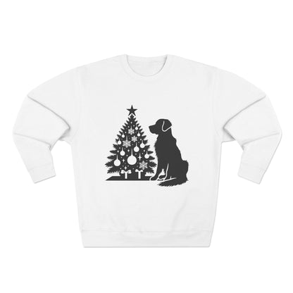 Golden Christmas Tree Unisex Crewneck Sweatshirt