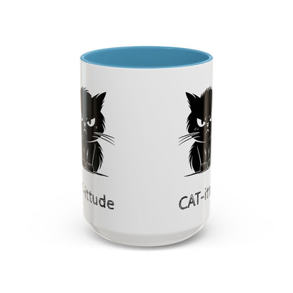 CAT-ittude 2-Tone Coffee Mug
