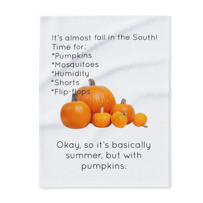 Fall In The South Arctic Fleece Blanket
