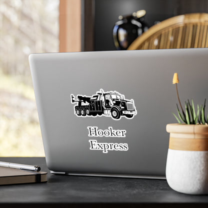 H**ker Express Heavy Tow Truck Vinyl Decal