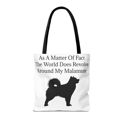 Matter Of Fact Malamute Tote Bag