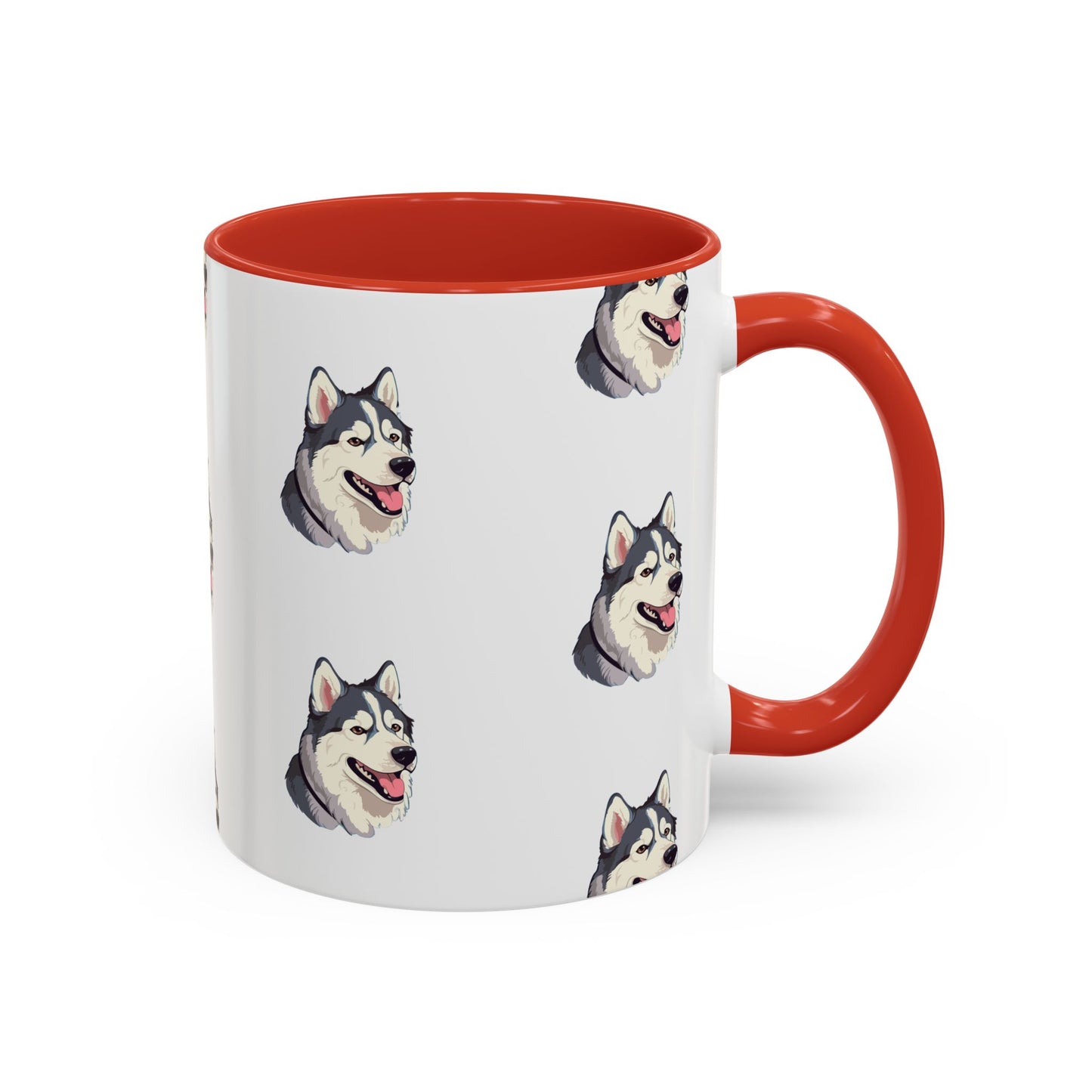 Malamute Head 2-Tone Coffee Mug
