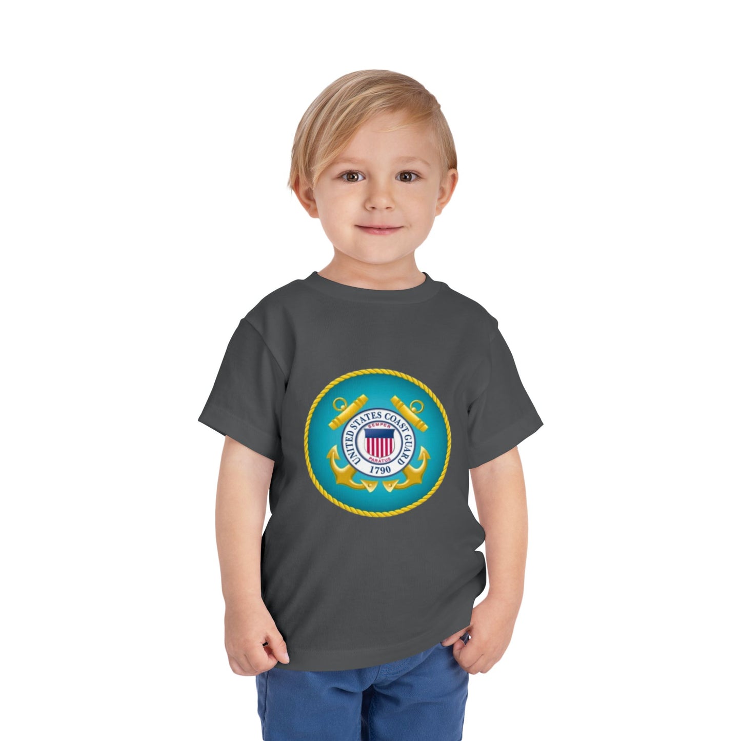 US Coast Guard Toddler Unisex Short Sleeve Crewneck Tee